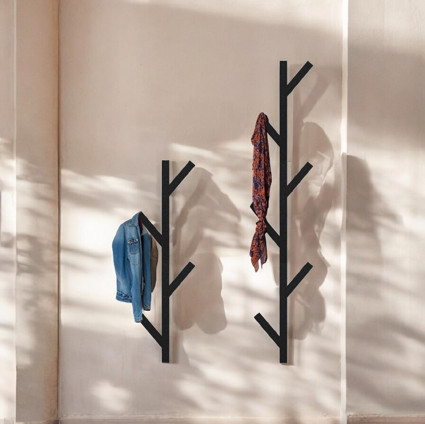 Appendi abiti moderno da parete