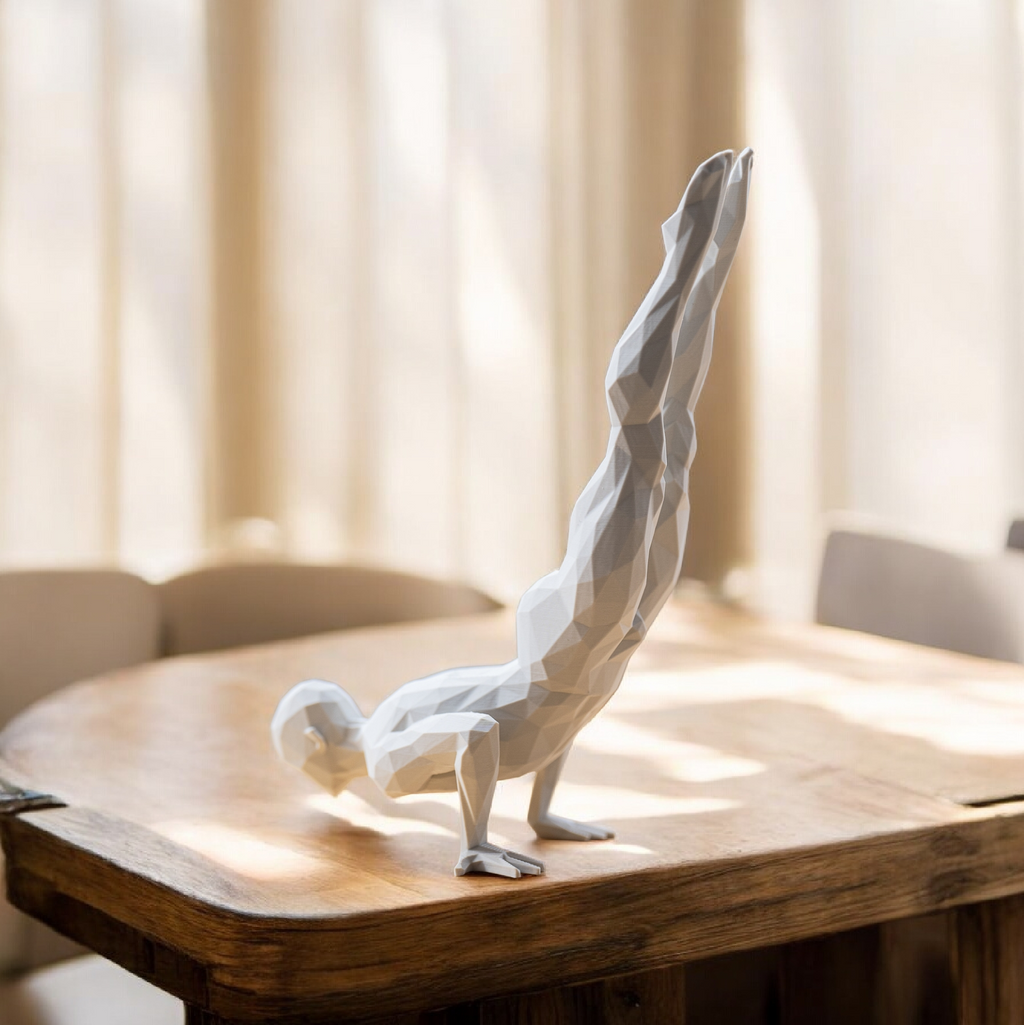 Scultura di un atleta professionista muscoloso, decorazioni per la casa