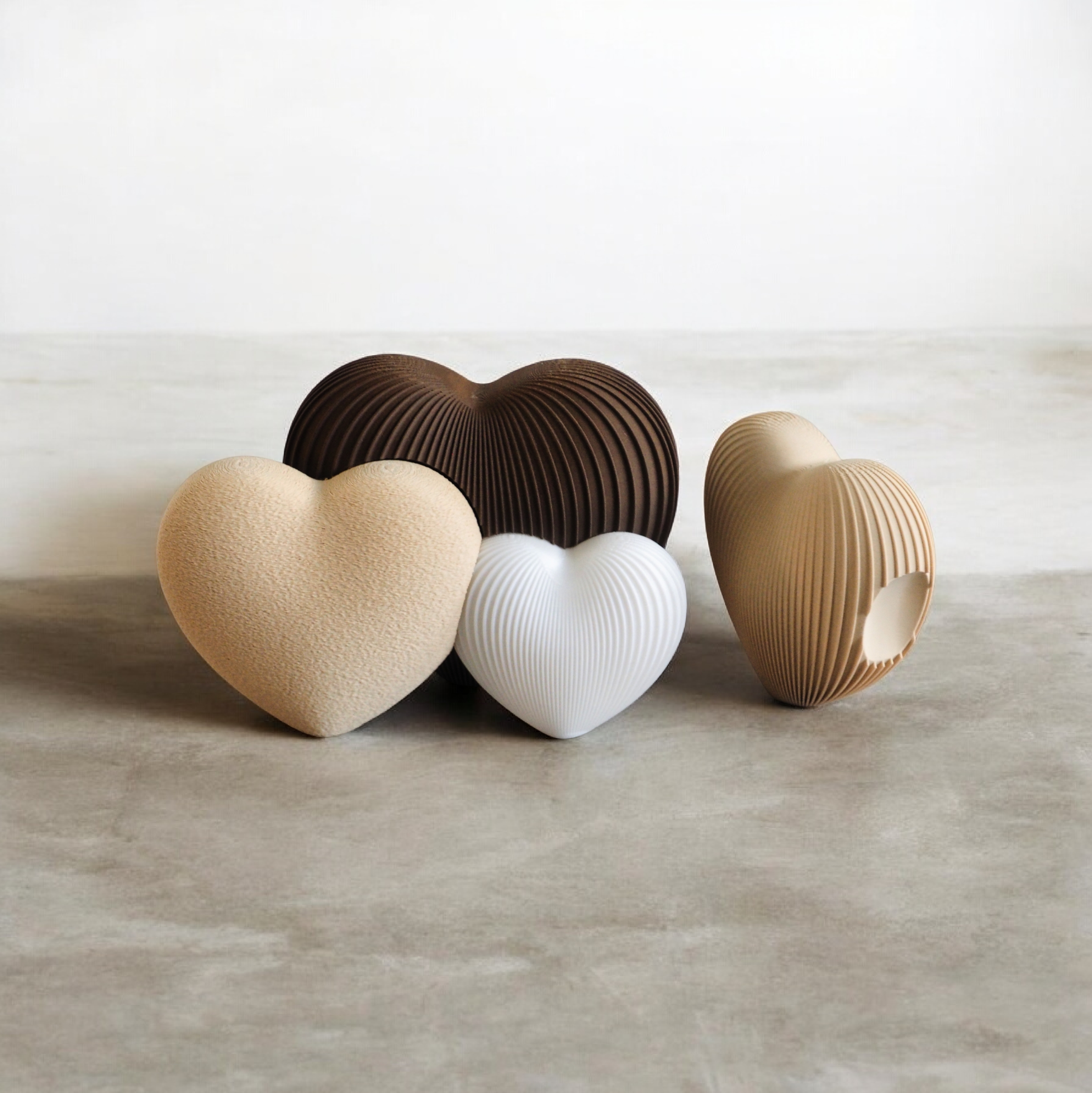 Set di cuori, decorazioni per la casa, San Valentino