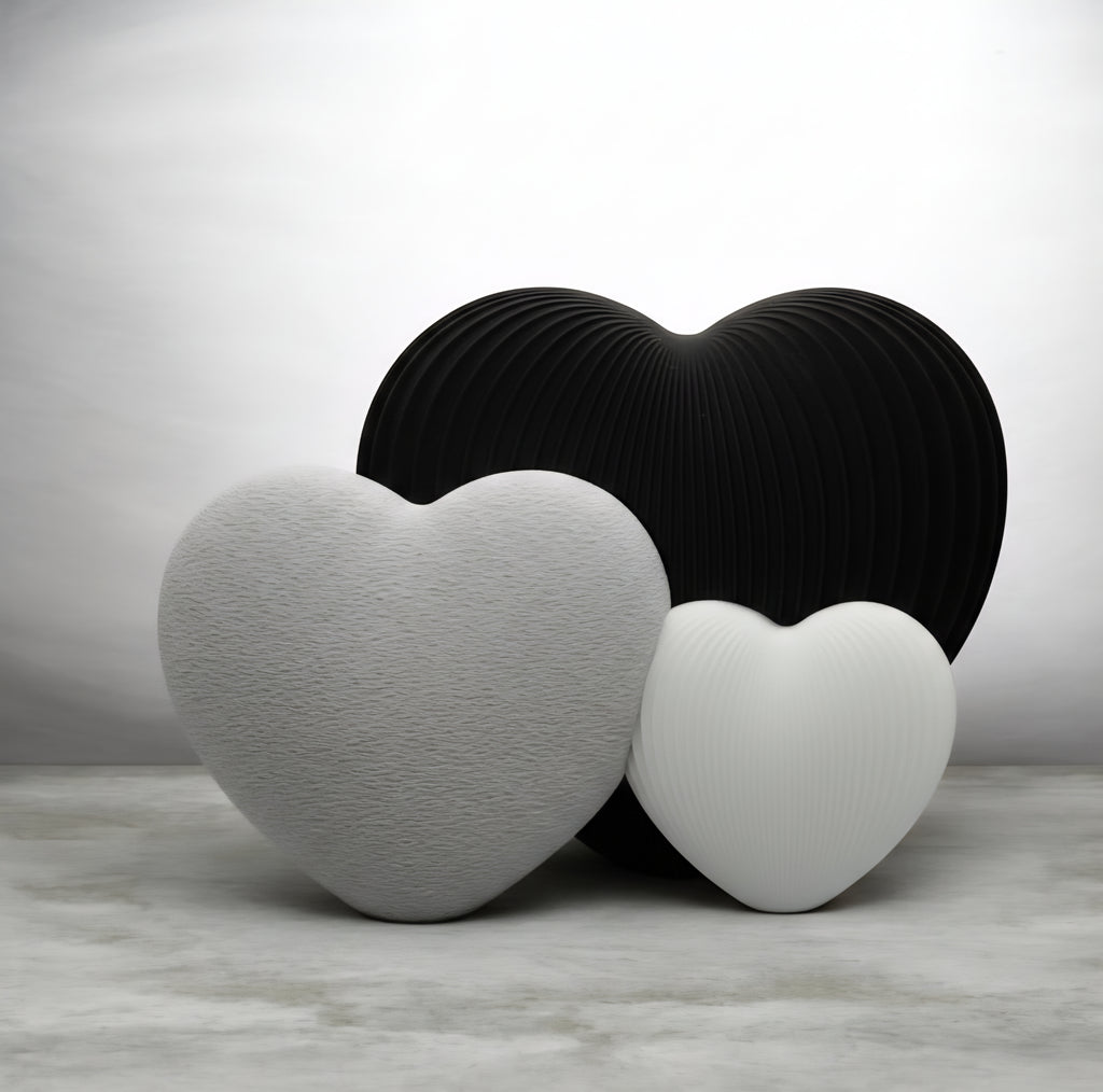 Set di cuori, decorazioni per la casa, San Valentino