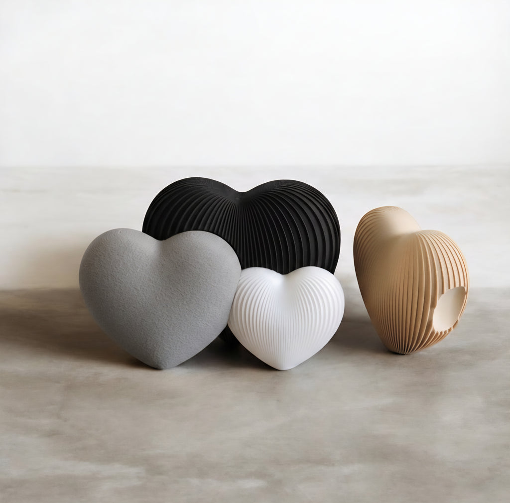 Set di cuori, decorazioni per la casa, San Valentino