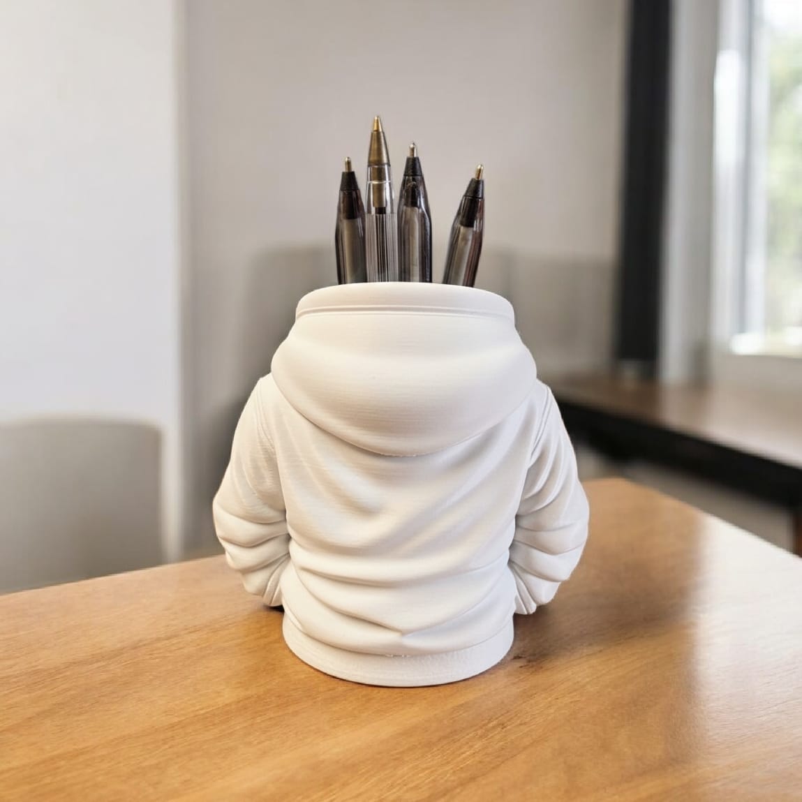 Portapenne creativo a forma di felpa con cappuccio – Design moderno e originale