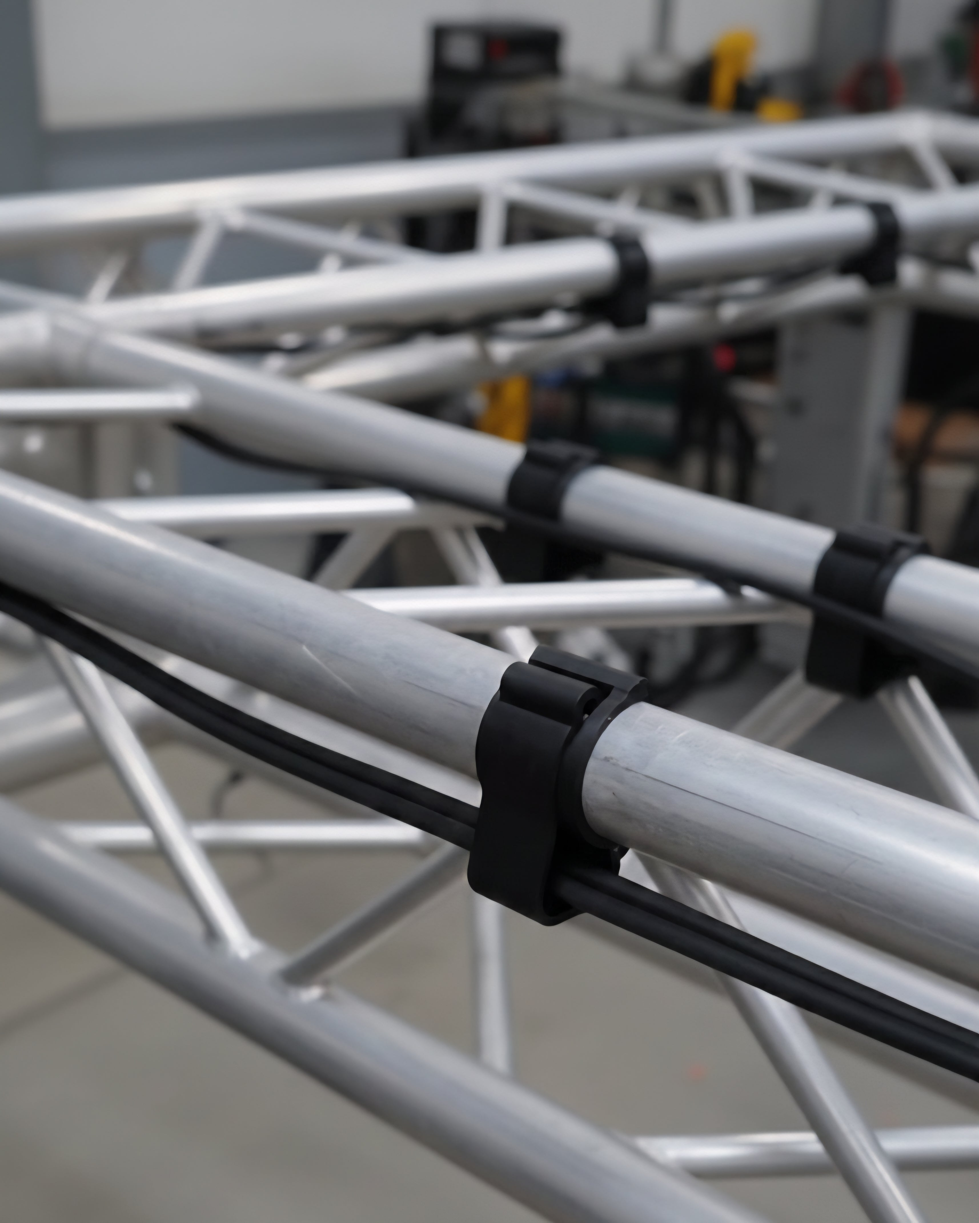 Passacavo per Americana, Clip per Impianti Luci e Audio, Organizer Cavi per Concerti ed Event