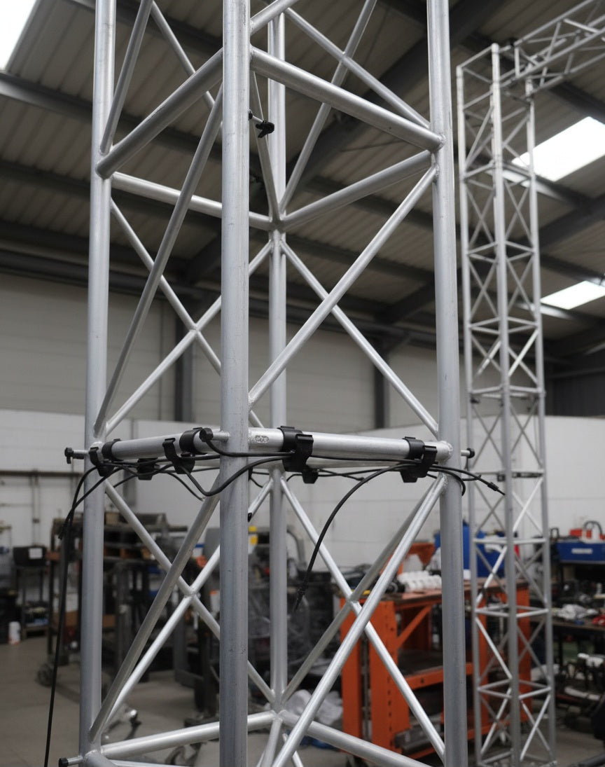 Passacavo per Americana, Clip per Impianti Luci e Audio, Organizer Cavi per Concerti ed Event