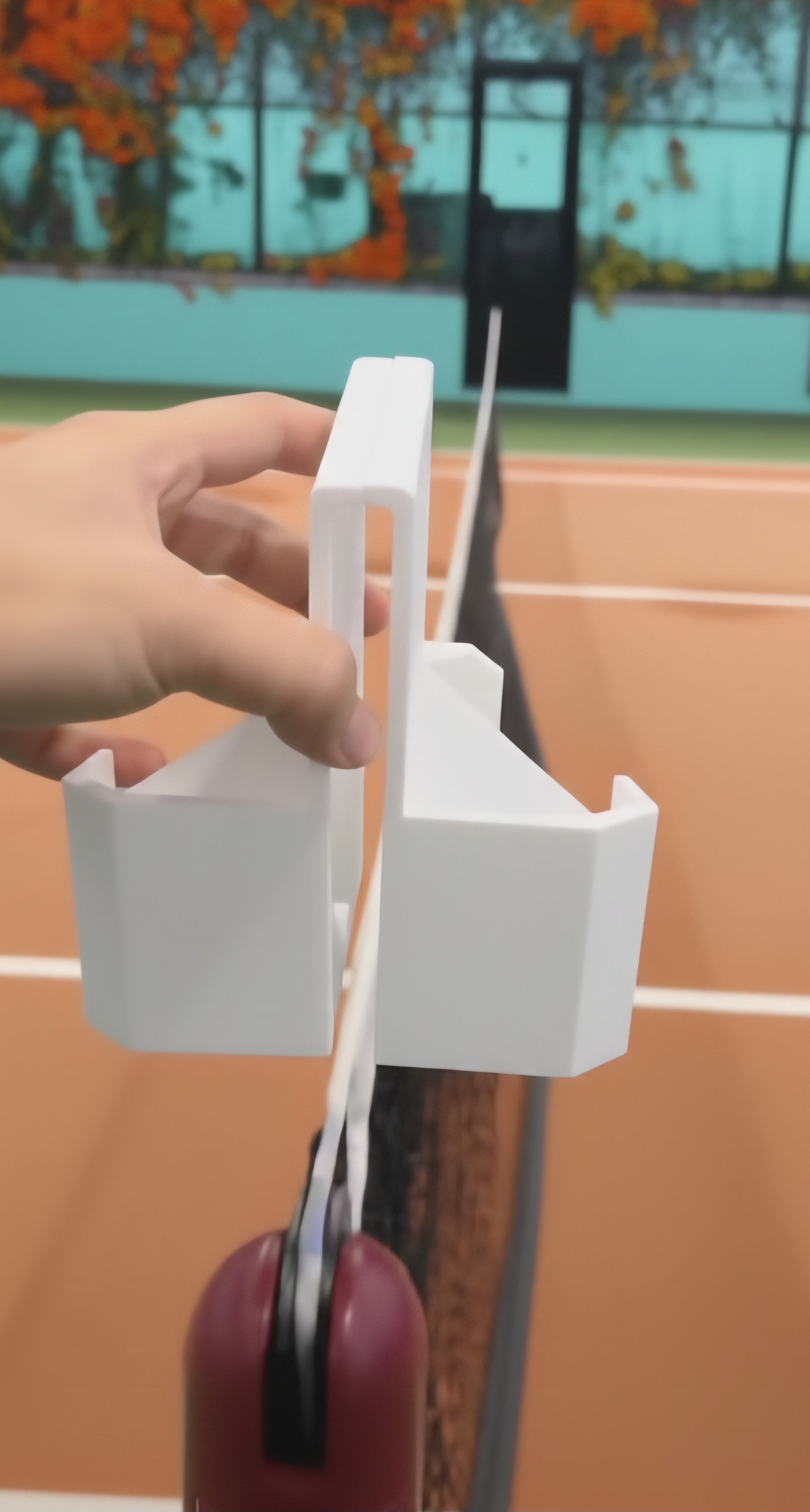 NetCam Pro - Supporto Smartphone per Padel e Tennis | Riprendi le tue partite dalla rete